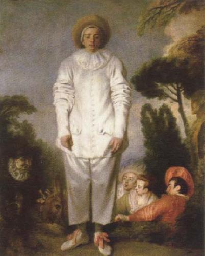 Jean-Antoine Watteau gilles France oil painting art